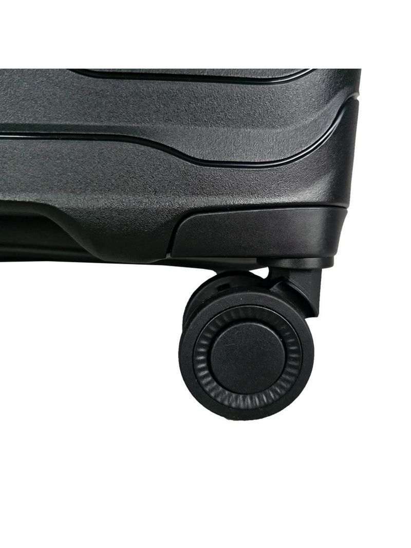 Mala média 23kg lansay preto expansível linha orium rodas 360° tsa