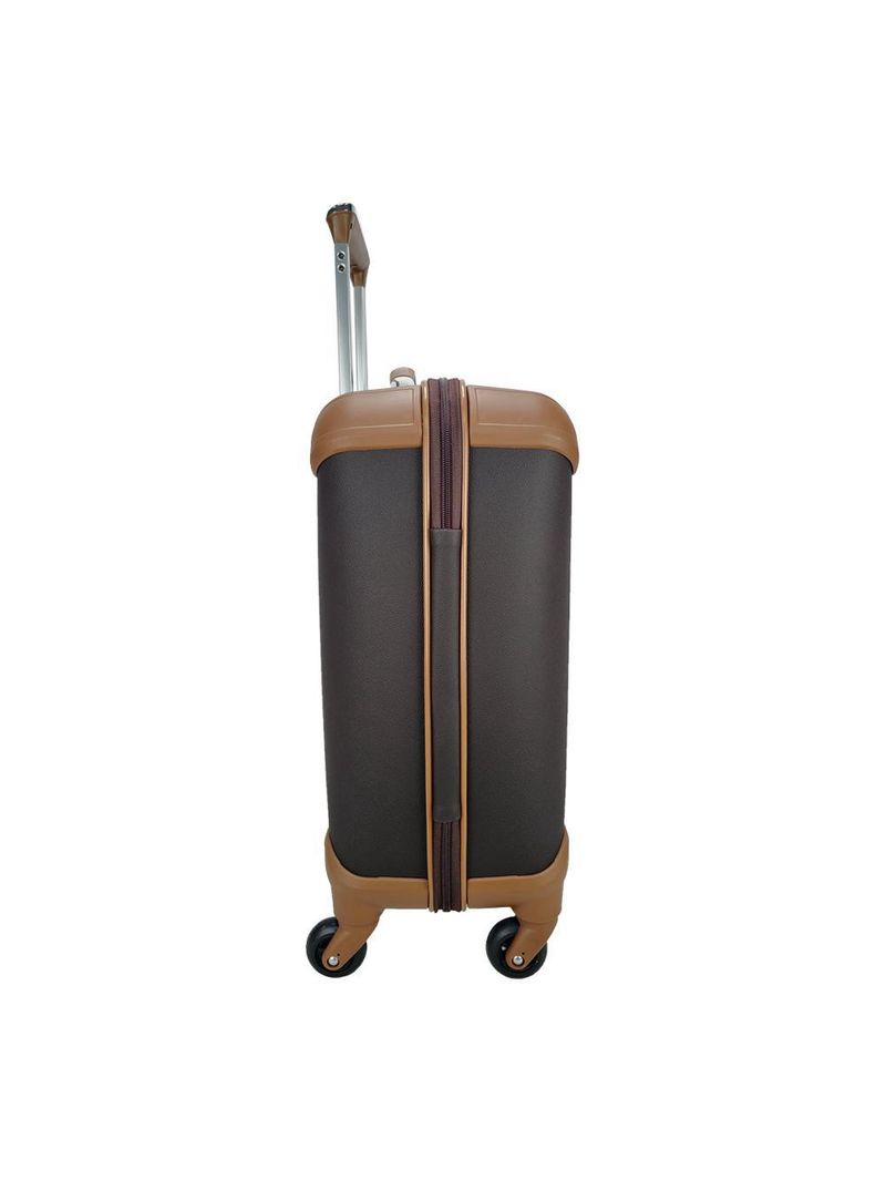 Mala de bordo dijon class chocolate 55cm rodas 360º