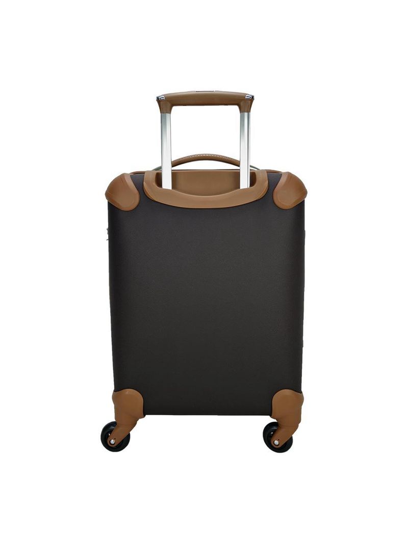 Mala de bordo dijon class chocolate 55cm rodas 360º