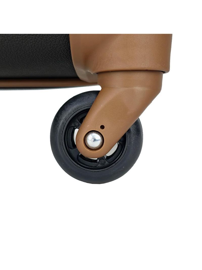 Mala de bordo dijon class chocolate 55cm rodas 360º