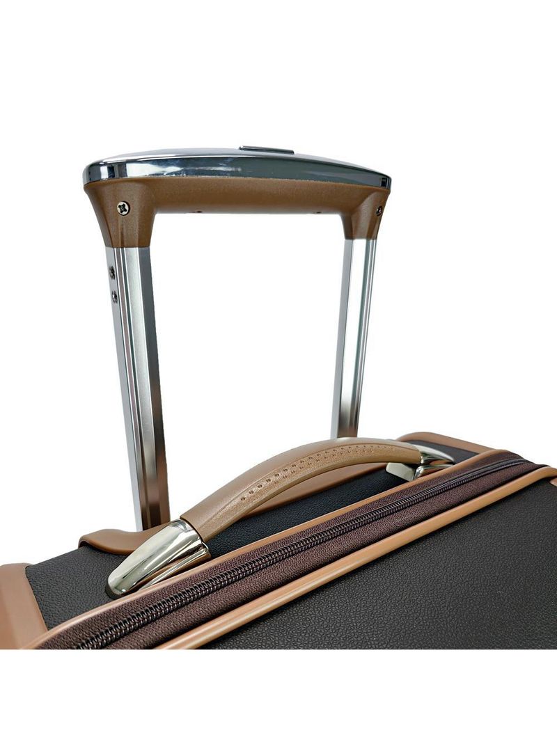 Mala de bordo dijon class chocolate 55cm rodas 360º