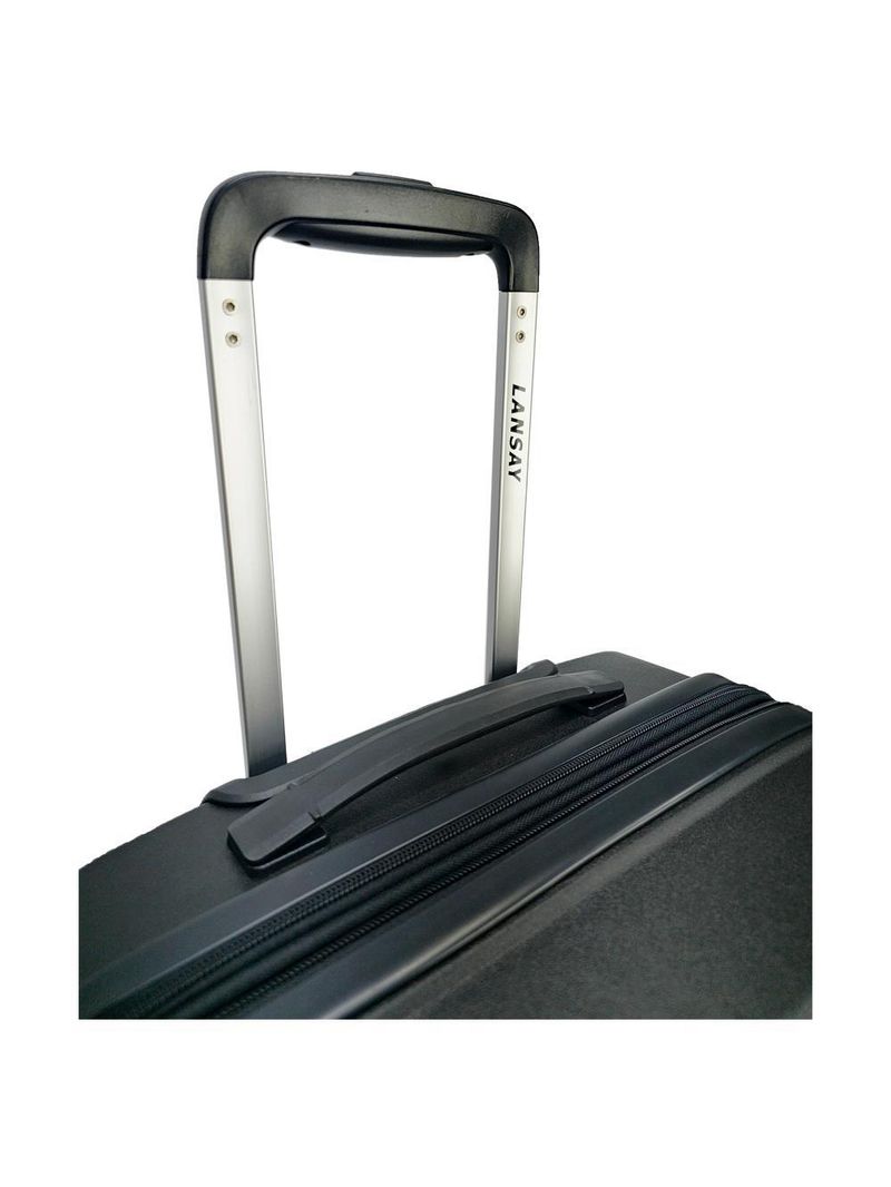 Mala de bordo preto expansível linha premium rodas 360°