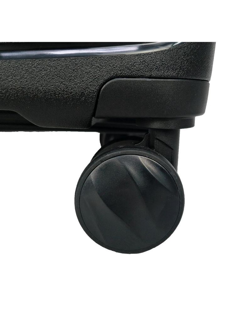 Mala de bordo preto expansível linha premium rodas 360°