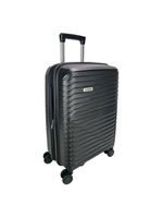 Mala de bordo lansay preto expansível linha orium rodas 360° e tsa