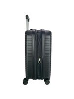 Mala de bordo lansay preto expansível linha orium rodas 360° e tsa