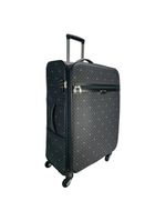 Mala de viagem grande munique preto 77cm rodas giro 360º