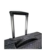 Mala de viagem grande munique preto 77cm rodas giro 360º