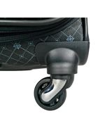 Mala de viagem grande munique preto 77cm rodas giro 360º