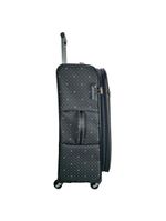 Mala de viagem grande munique preto 77cm rodas giro 360º