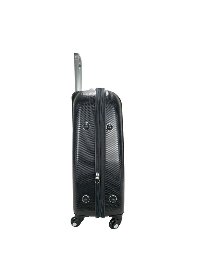 Mala de viagem lansay média 23kg em abs  titan preta