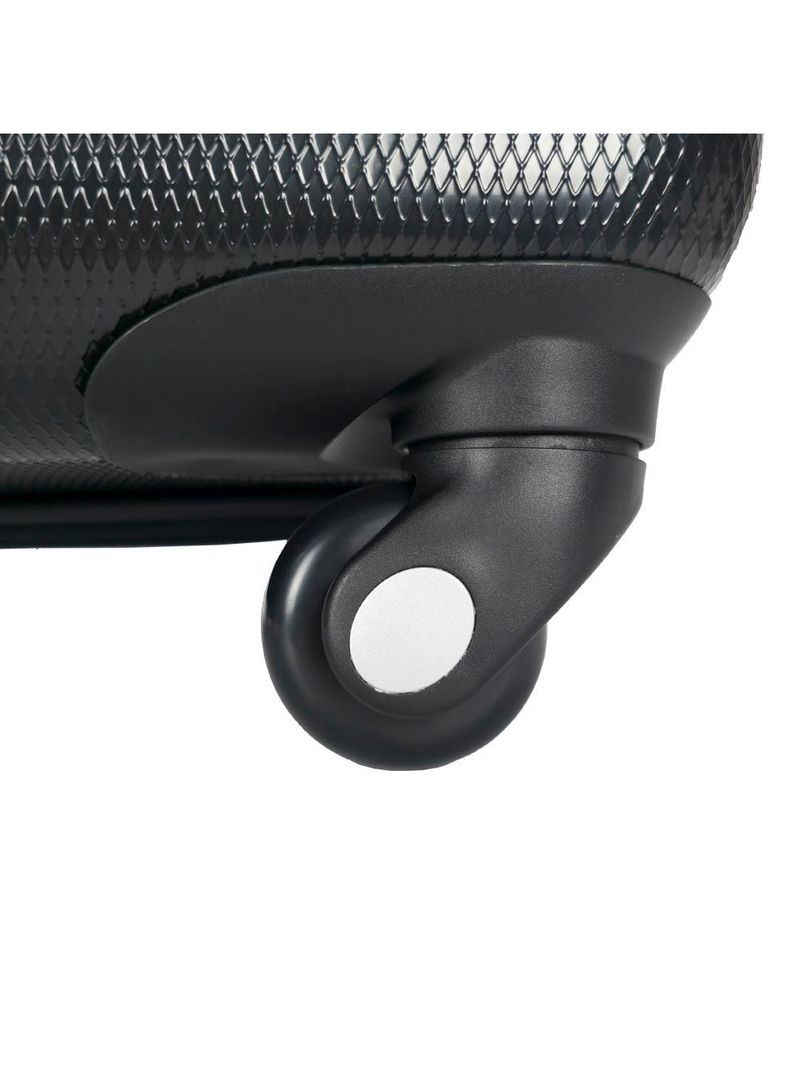 Mala de viagem lansay média 23kg em abs  titan preta