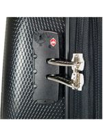 Mala de viagem lansay média 23kg em abs  titan preta