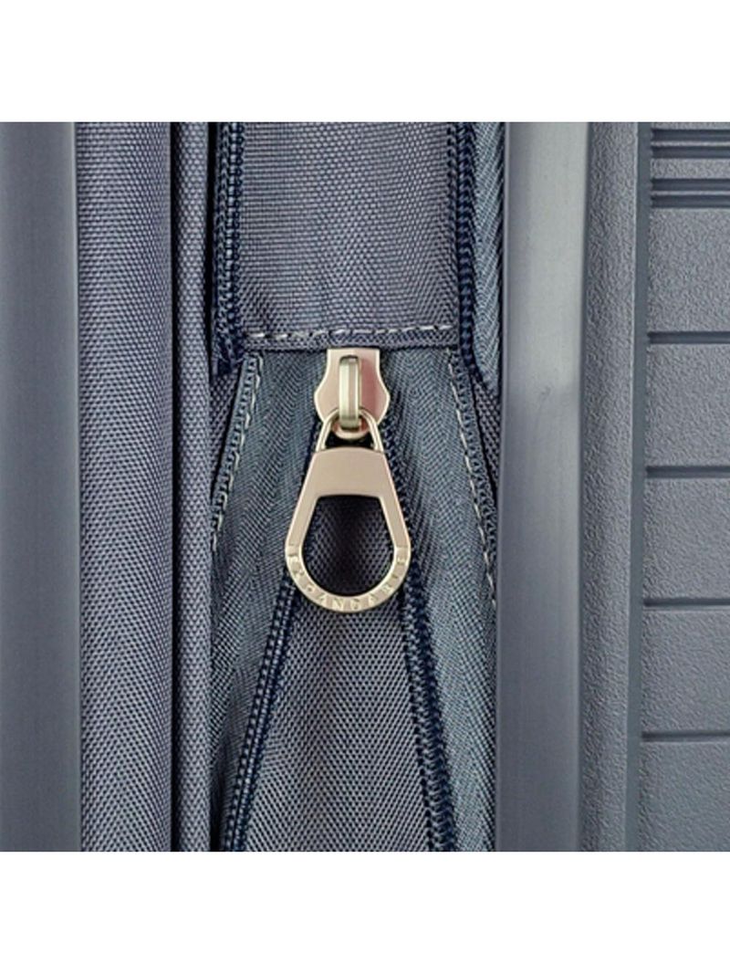 Mala de bordo lansay cinza expansível linha orium rodas 360° e tsa