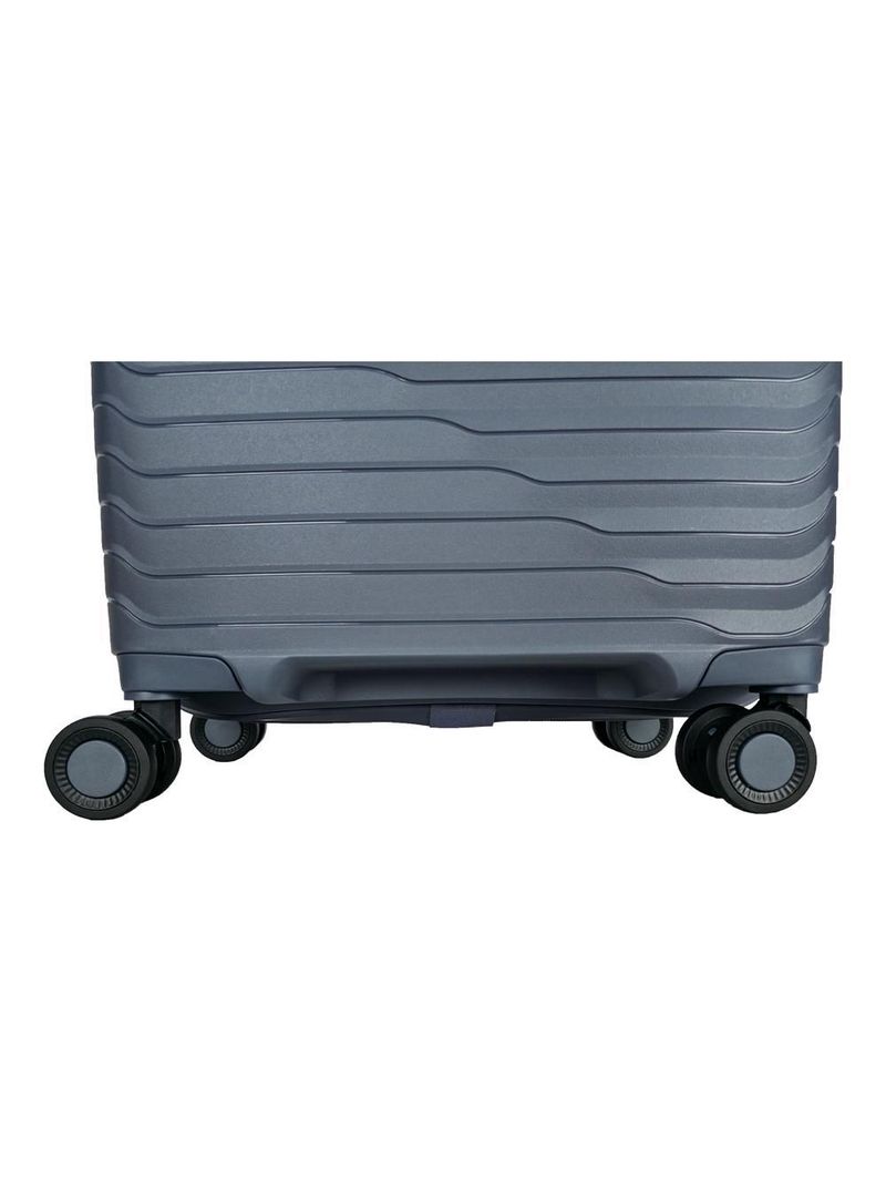Mala de bordo lansay cinza expansível linha orium rodas 360° e tsa