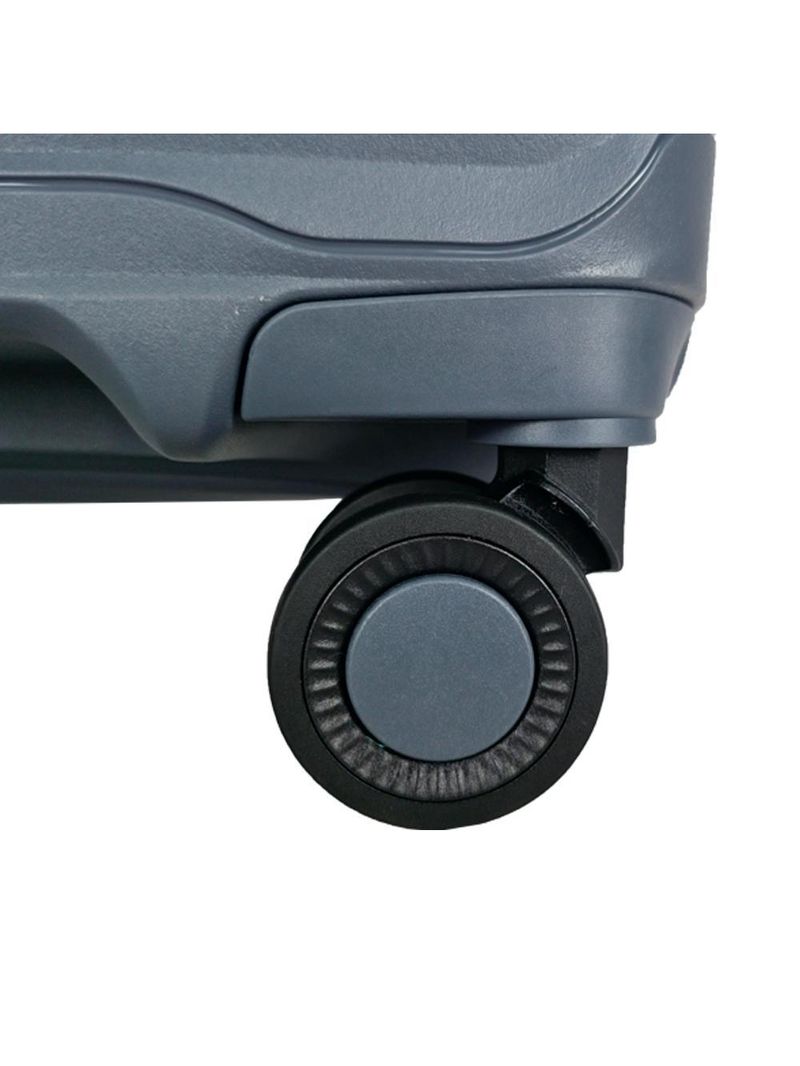 Mala de bordo lansay cinza expansível linha orium rodas 360° e tsa