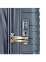 Mala de bordo lansay cinza expansível linha orium rodas 360° e tsa