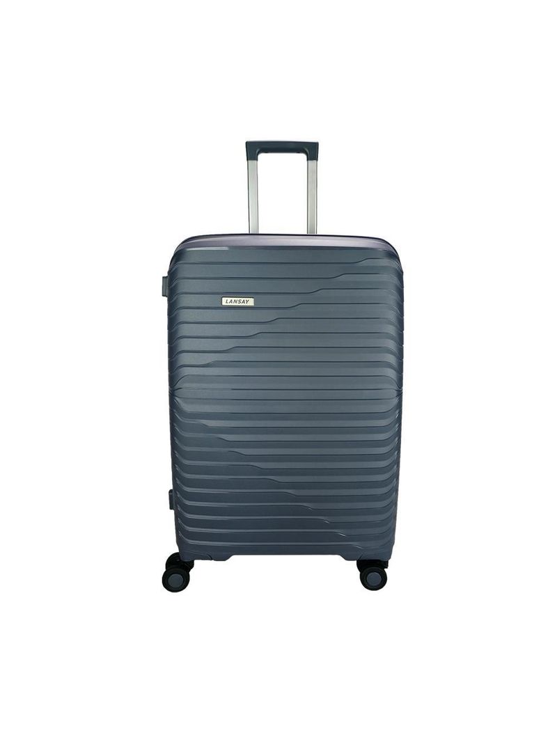 Mala média 23kg lansay cinza expansível linha orium rodas 360° tsa