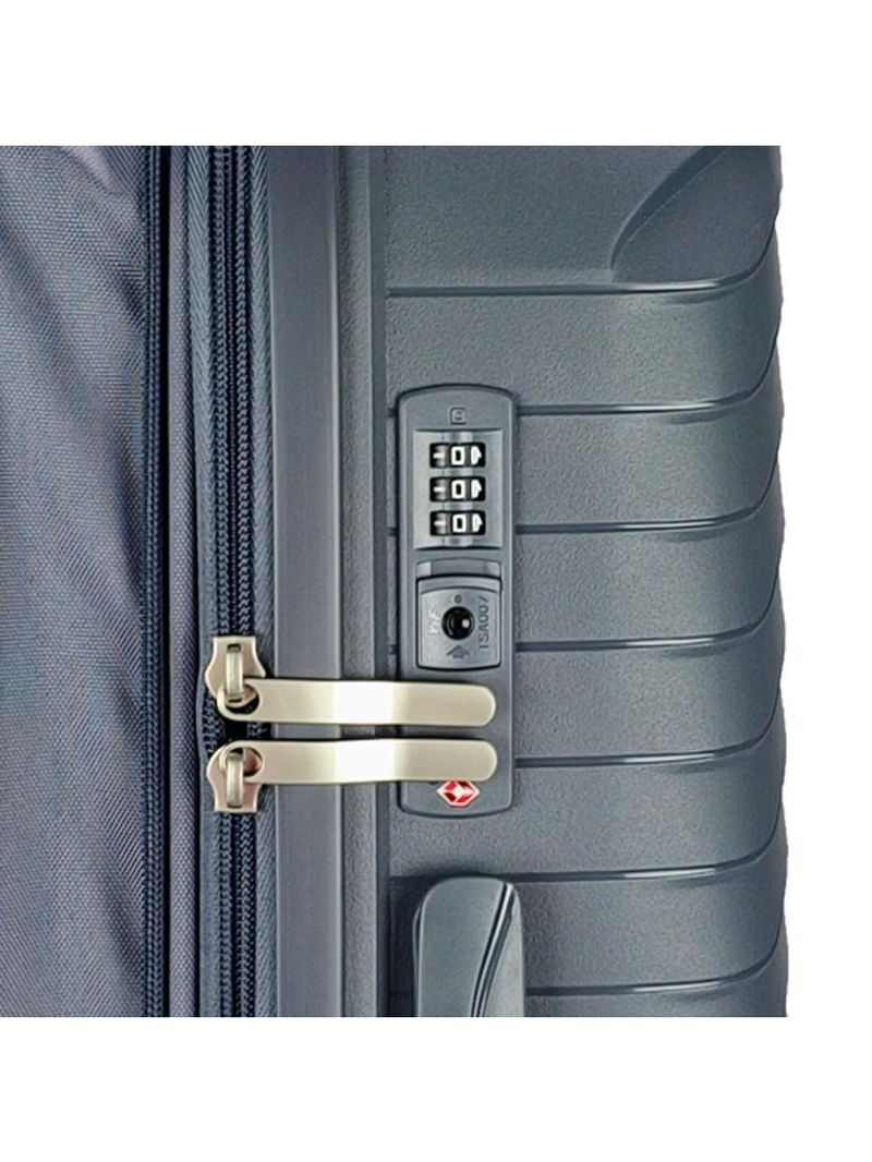 Mala média 23kg lansay cinza expansível linha orium rodas 360° tsa