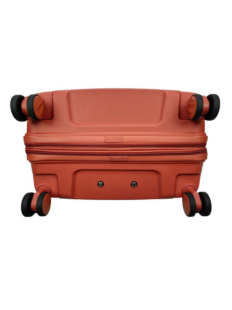 Mala média 23kg coral expansível linha premium rodas 360°