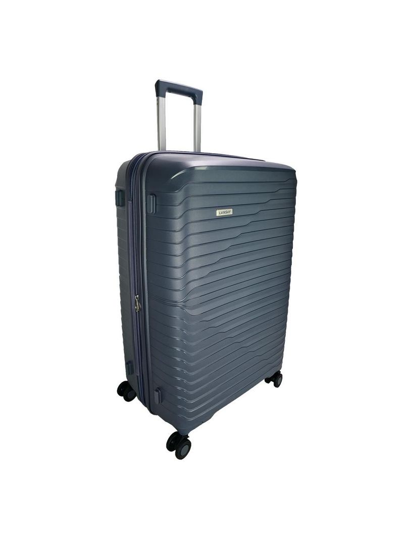 Mala grande lansay cinza expansível linha orium rodas 360