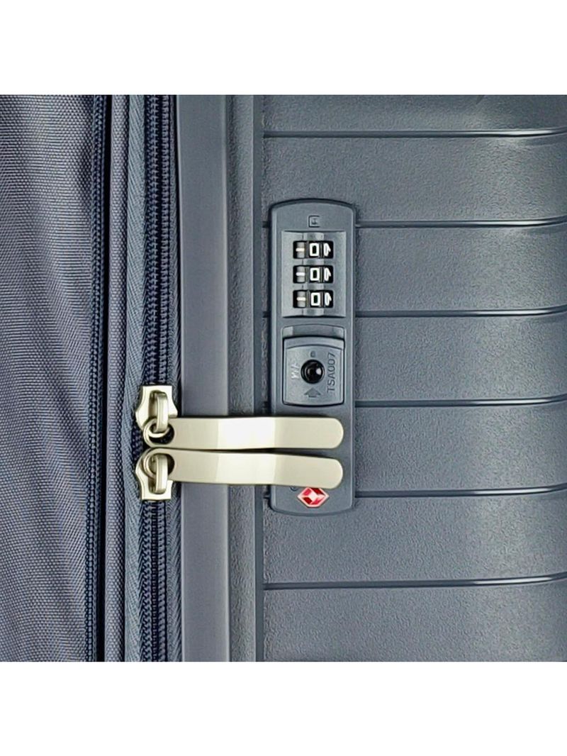 Mala grande lansay cinza expansível linha orium rodas 360