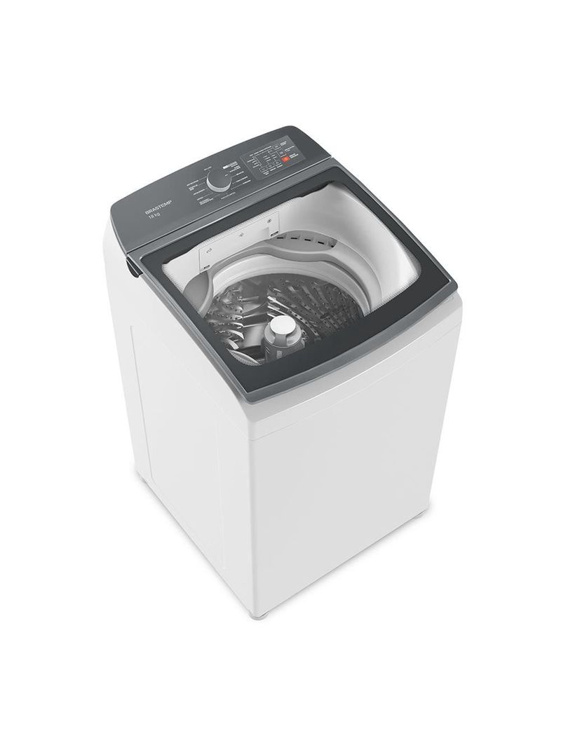 Lavadora de roupas brastemp bwf18ab com ciclo tira manchas advanced e ciclo antibolinha branca - 18kg