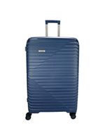 Mala grande lansay azul expansível linha orium rodas 360 tsa