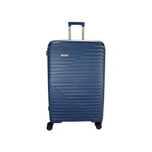 Mala grande lansay azul expansível linha orium rodas 360 tsa