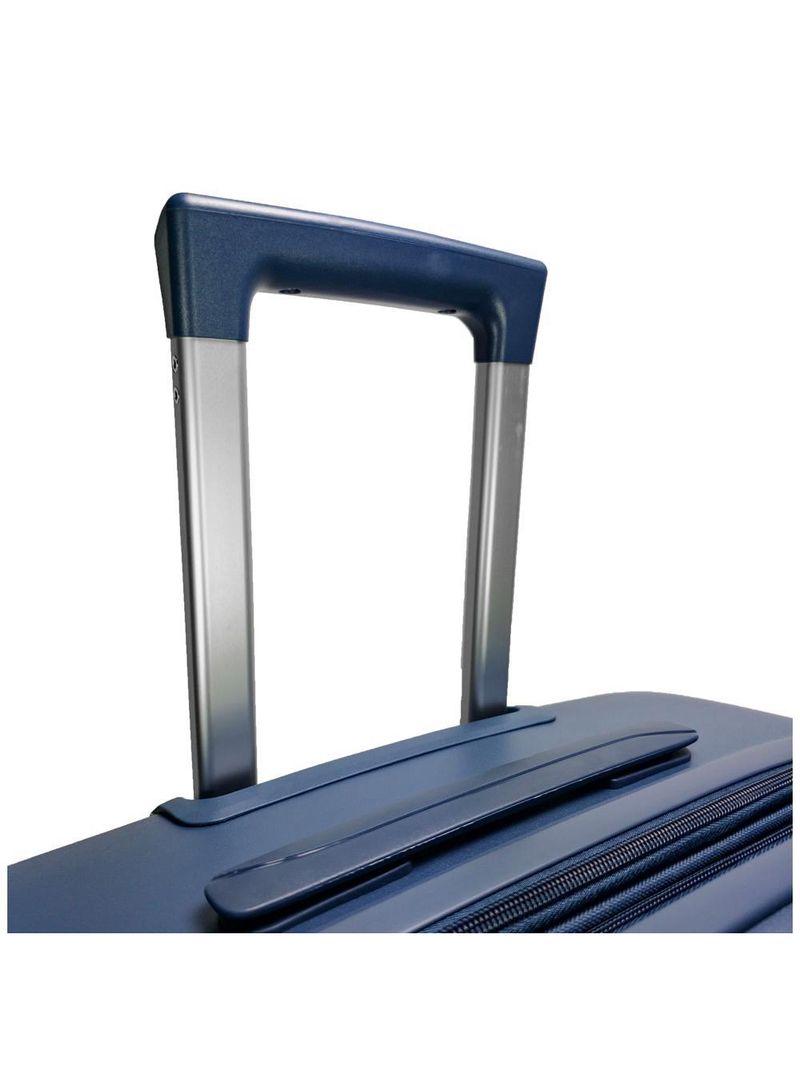 Mala grande lansay azul expansível linha orium rodas 360 tsa