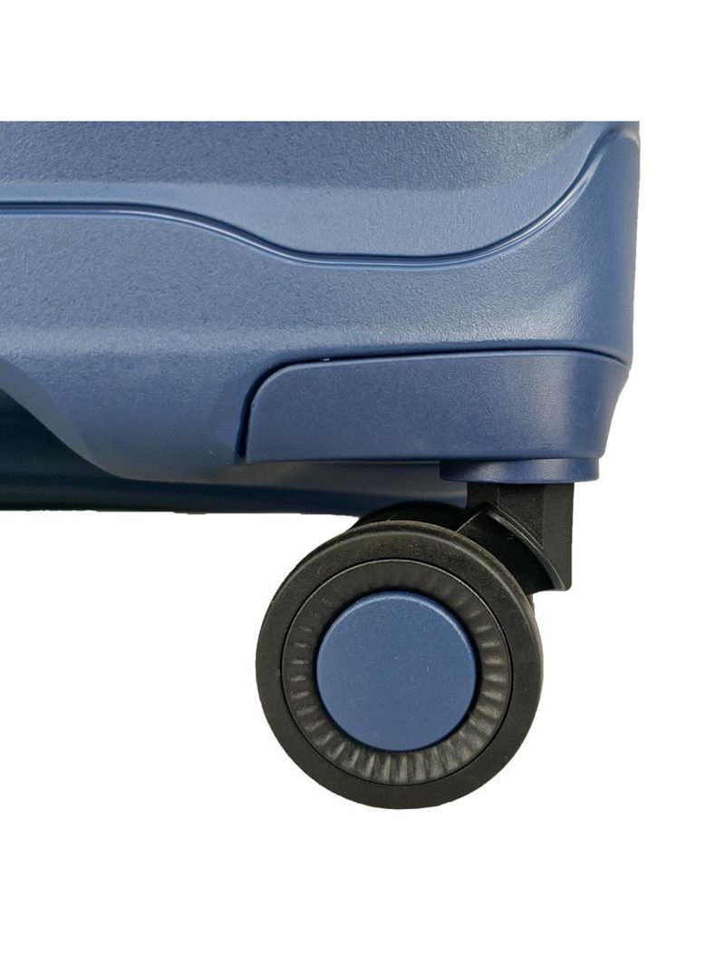 Mala grande lansay azul expansível linha orium rodas 360 tsa