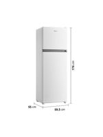 Geladeira midea cycle defrost duplex md-rt411fgf01 branca - 294l