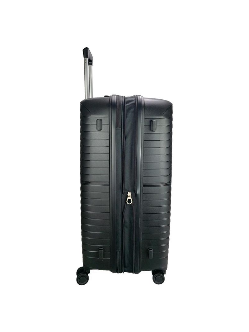 Mala grande lansay preto expansível linha orium rodas 360 tsa