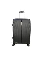 Mala média 23kg preto expansível linha premium rodas 360°