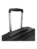 Mala média 23kg preto expansível linha premium rodas 360°