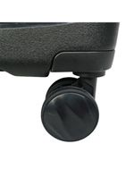 Mala média 23kg preto expansível linha premium rodas 360°