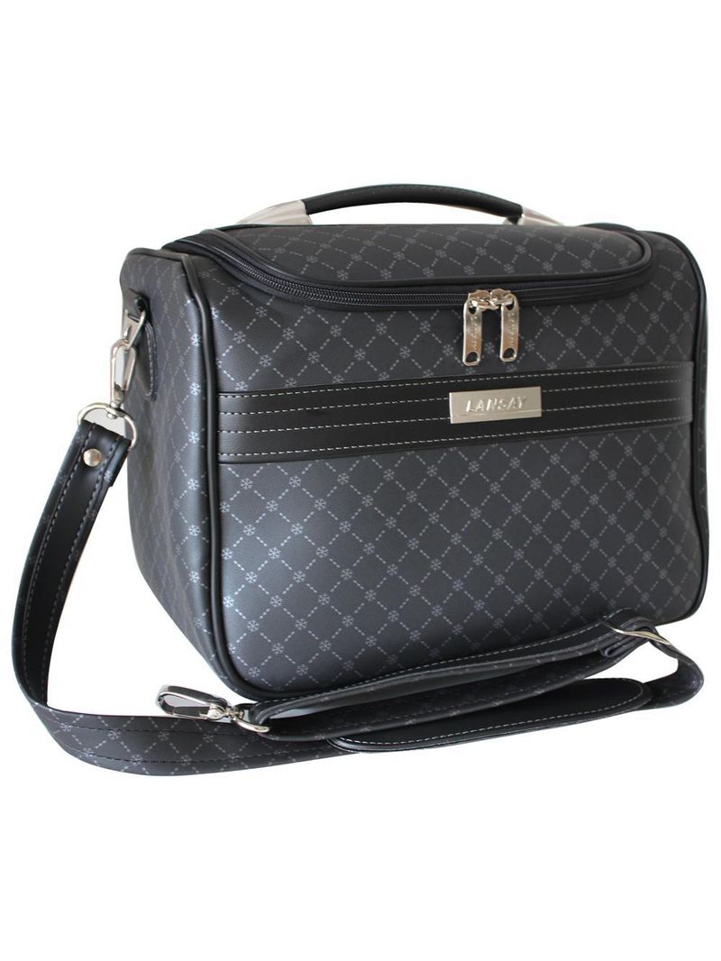 Frasqueira de viagem lansay topázio preta