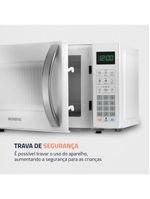 Micro-ondas mondial mo-01-21-w com função tira odor e manter aquecido branco - 21l