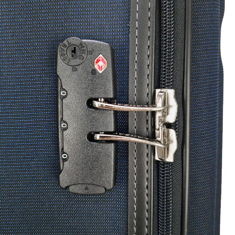 Mala de viagem lansay denver grande marinho rodas 360º