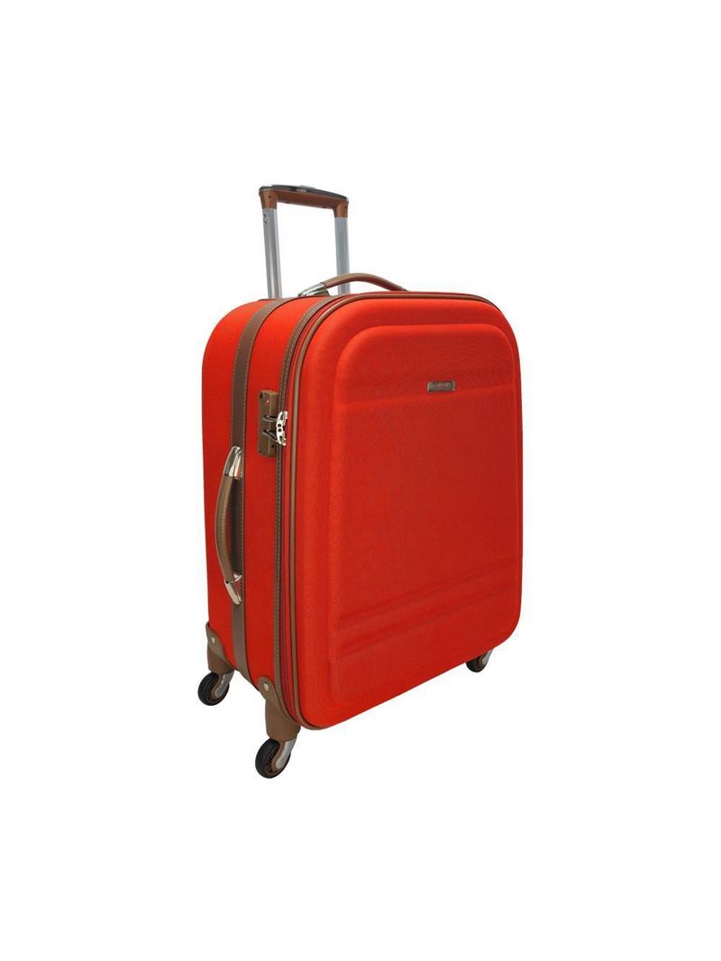 Mala de viagem média lansay oxford telha 66cm rodas 360º e tsa