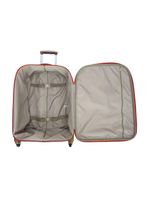 Mala de viagem média lansay oxford telha 66cm rodas 360º e tsa