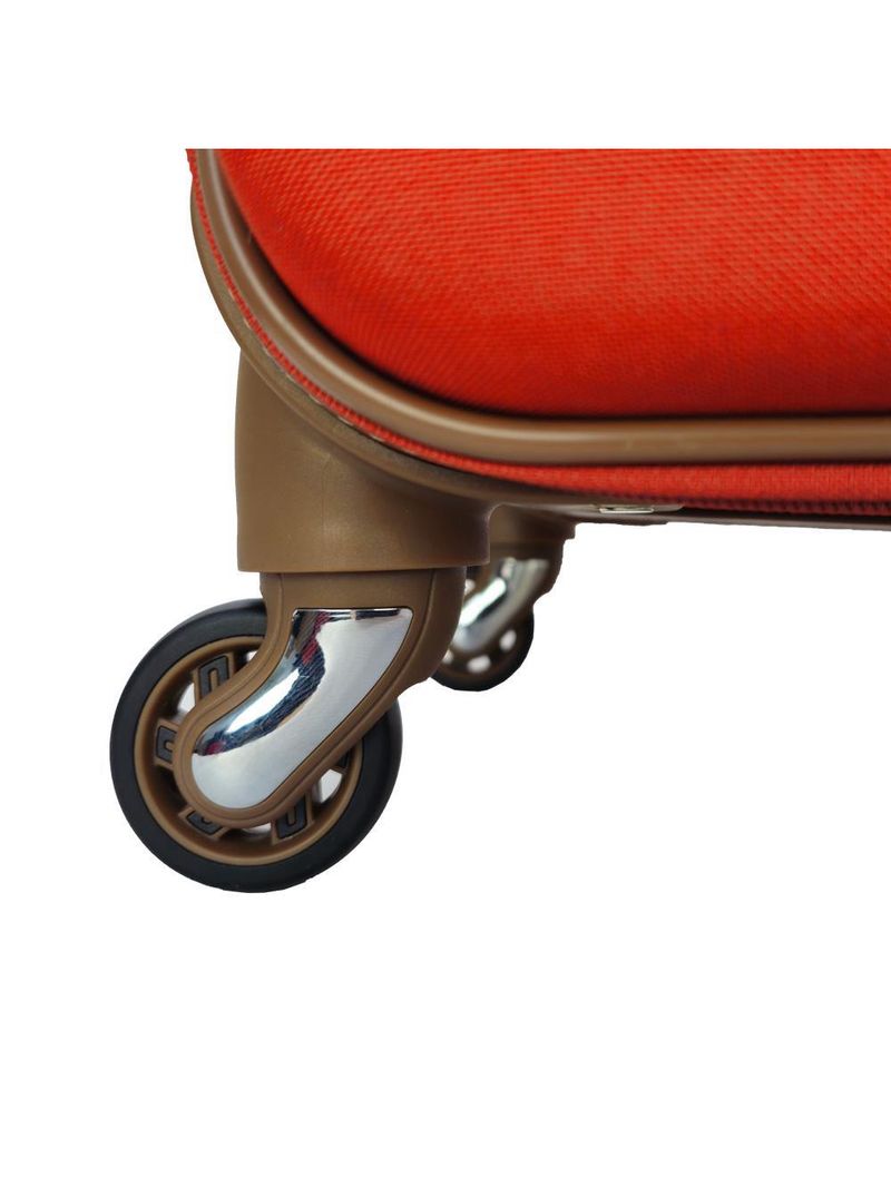 Mala de viagem média lansay oxford telha 66cm rodas 360º e tsa