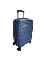 Mala de bordo lansay azul expansível linha orium rodas 360° e tsa