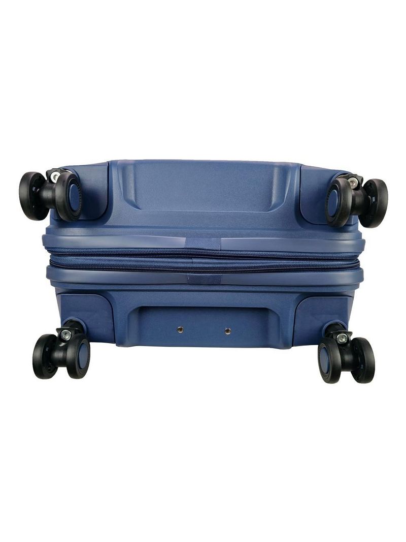 Mala de bordo lansay azul expansível linha orium rodas 360° e tsa