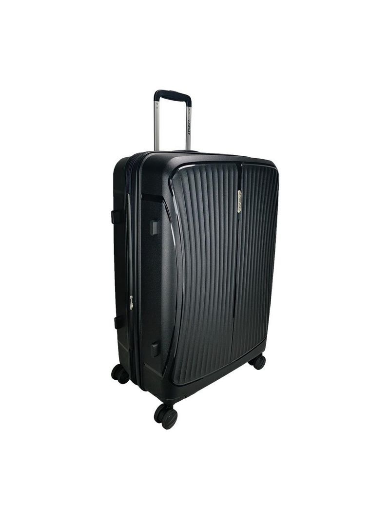 Mala grande preto expansível linha premium rodas 360°