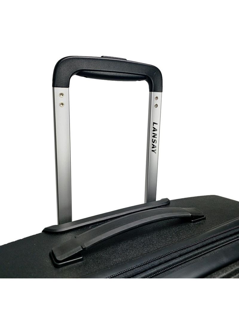 Mala grande preto expansível linha premium rodas 360°