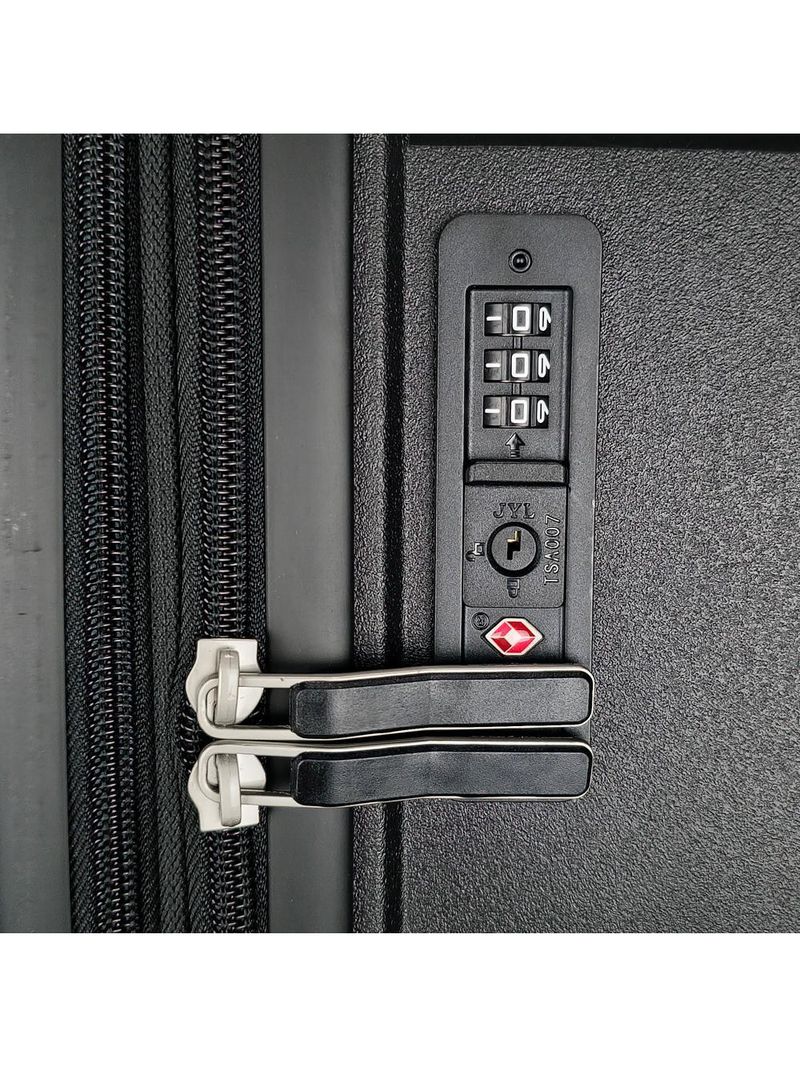 Mala grande preto expansível linha premium rodas 360°