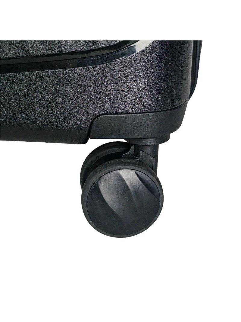 Mala grande preto expansível linha premium rodas 360°