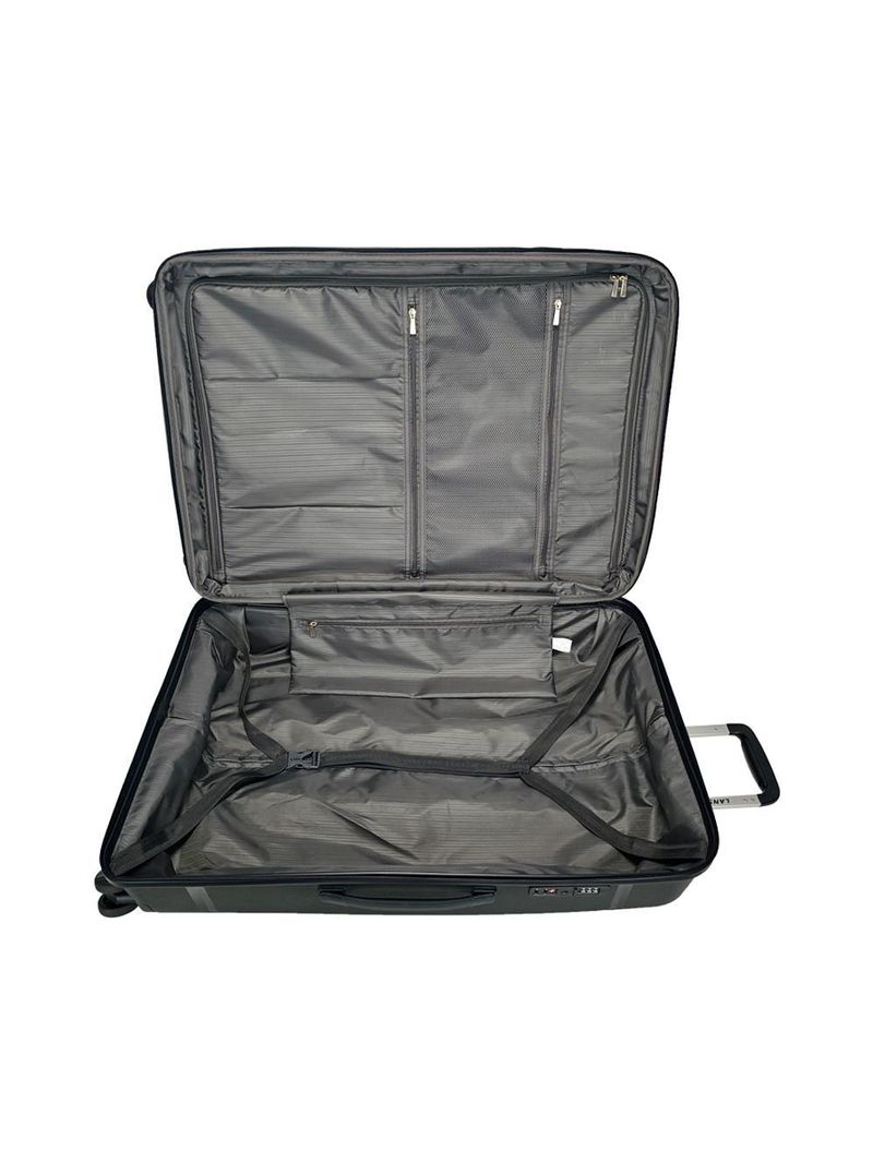 Mala grande preto expansível linha premium rodas 360°