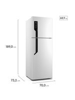 Geladeira electrolux frost free 480 litros tf71 duplex efficient autosense branca