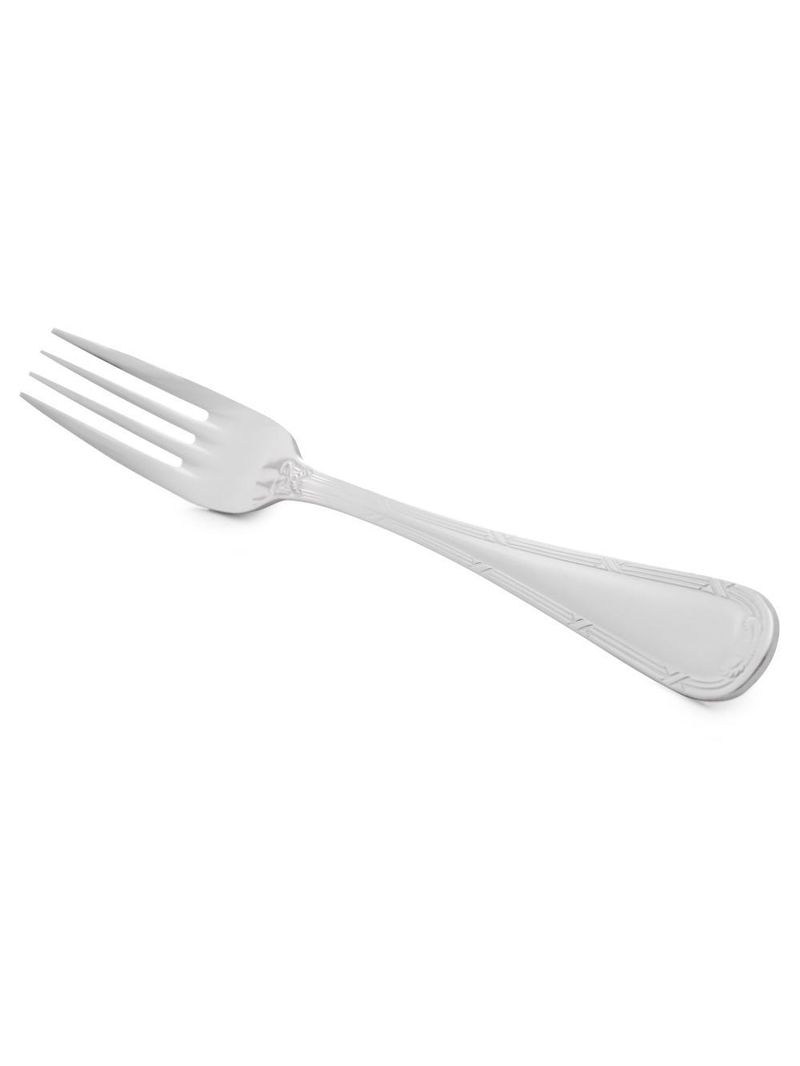 12 Garfos Wolff Croisé de Aço Inox para Sobremesa